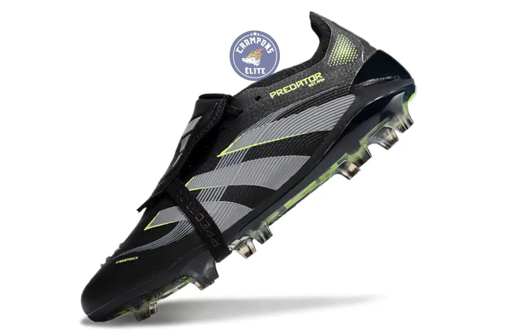 Predator Elite Fold-over Tongue FG - Electric Stealth - Noir/Vert Fluo