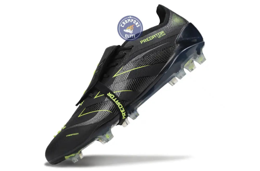 Predator Elite Fold-over Tongue FG - Electric Stealth - Noir/Vert Fluo