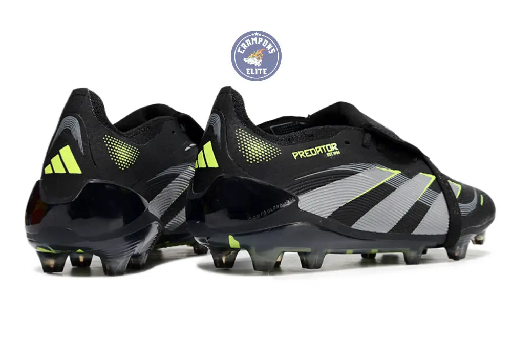 Predator Elite Fold-over Tongue FG - Electric Stealth - Noir/Vert Fluo