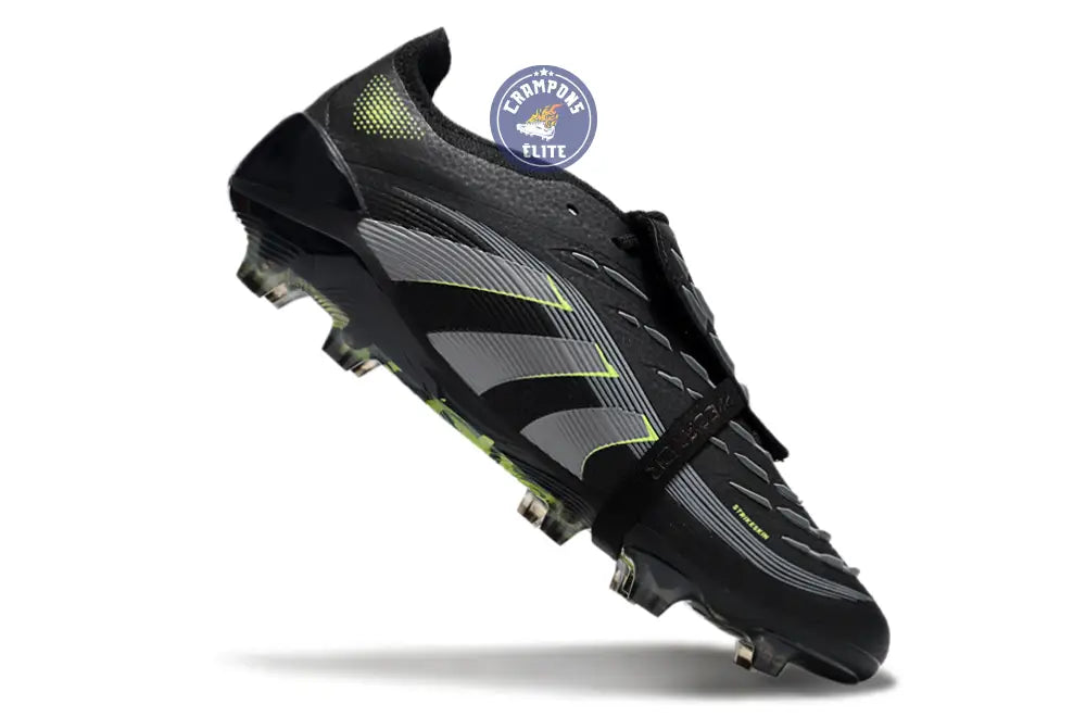 Predator Elite Fold-over Tongue FG - Electric Stealth - Noir/Vert Fluo