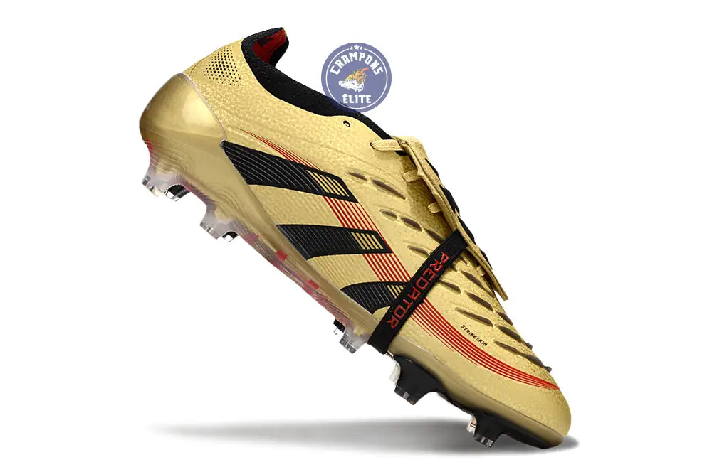 Image of Predator Elite Fold-over Tongue FG - OR/Noir/Rouge