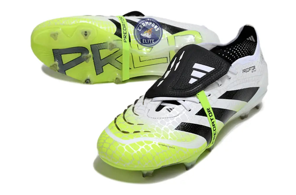 Image of Predator Elite Fold-over Tongue FG Radiant Blaze - Blanc/Noir/Vert
