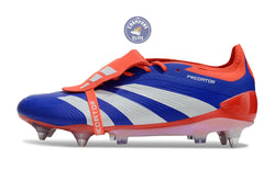 Image of Predator Elite Fold-over Tongue SG Advancement - Bleu/Blanc/Rouge