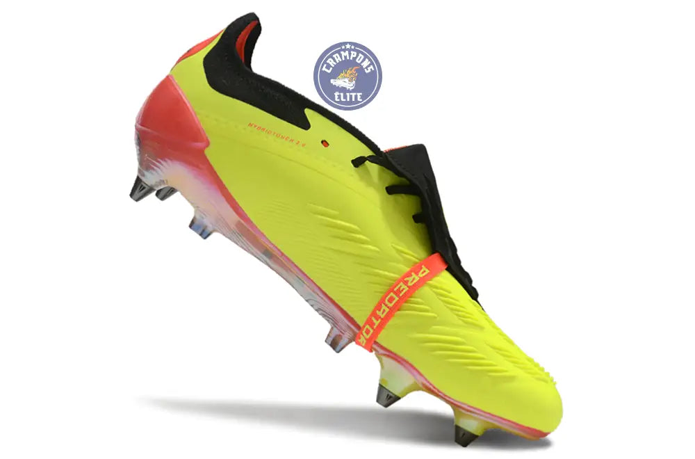 Image of Predator Elite Fold-over Tongue SG Energy Citrus - Jaune/Noir/Rouge