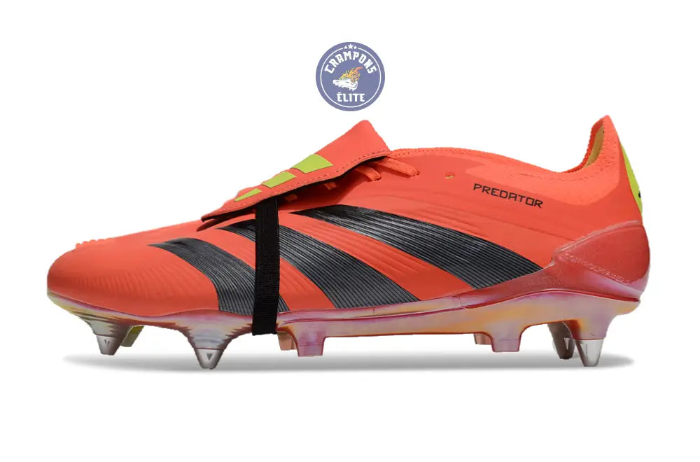 Predator Elite Fold-over Tongue SG Predstrike - Rouge/Noir/Jaune ÉDITION LIMITÉE