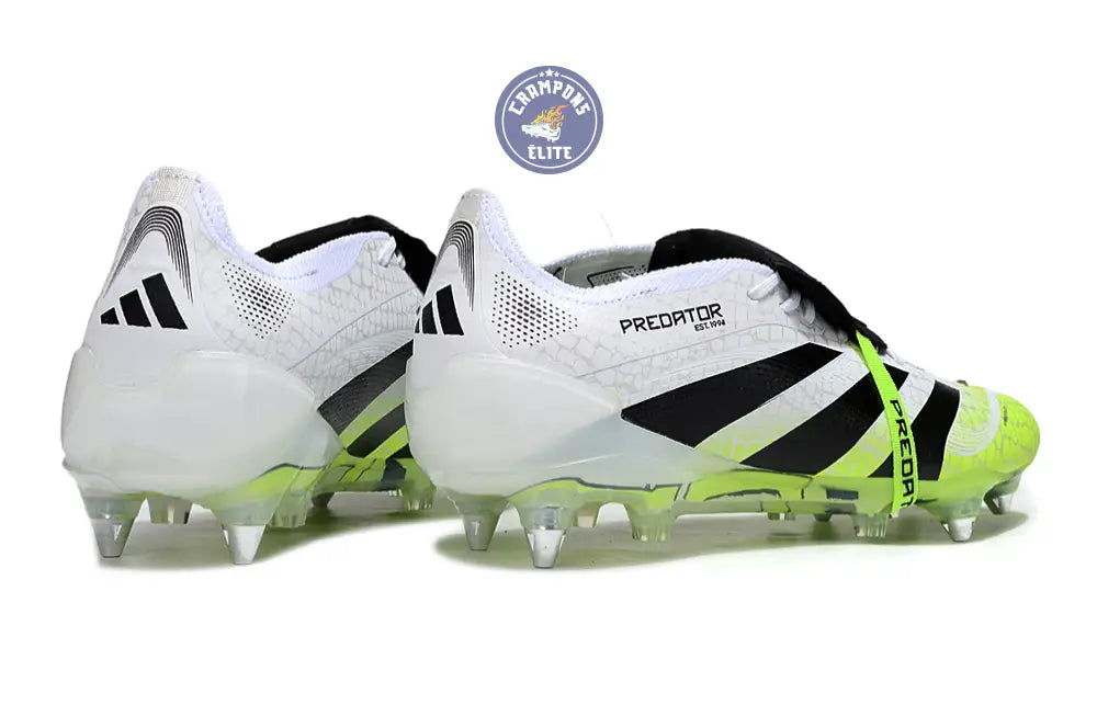 Image of Predator Elite Fold-over Tongue SG - Radiant Blaze - Blanc/Noir/Fluo SG