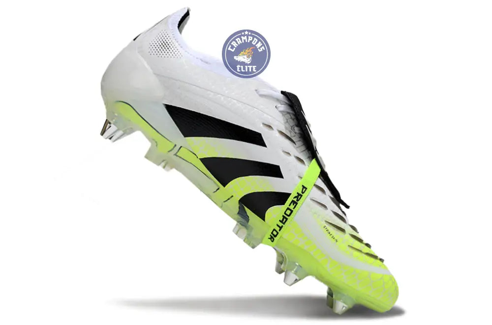 Image of Predator Elite Fold-over Tongue SG - Radiant Blaze - Blanc/Noir/Fluo SG