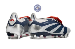 Image of Predator Elite Fold-over Tongue SG Roteiro - Argenté/Bleu marine/Rouge ÉDITION LIMITÉE