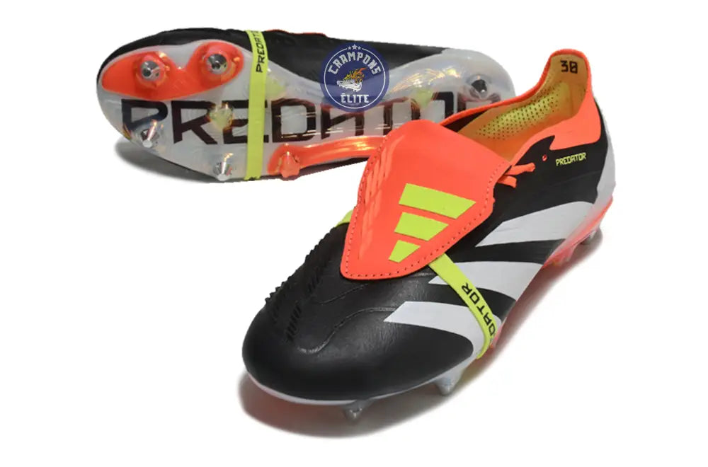Predator Elite Fold-over Tongue SG Solar Energy - Noir/Blanc/Rouge