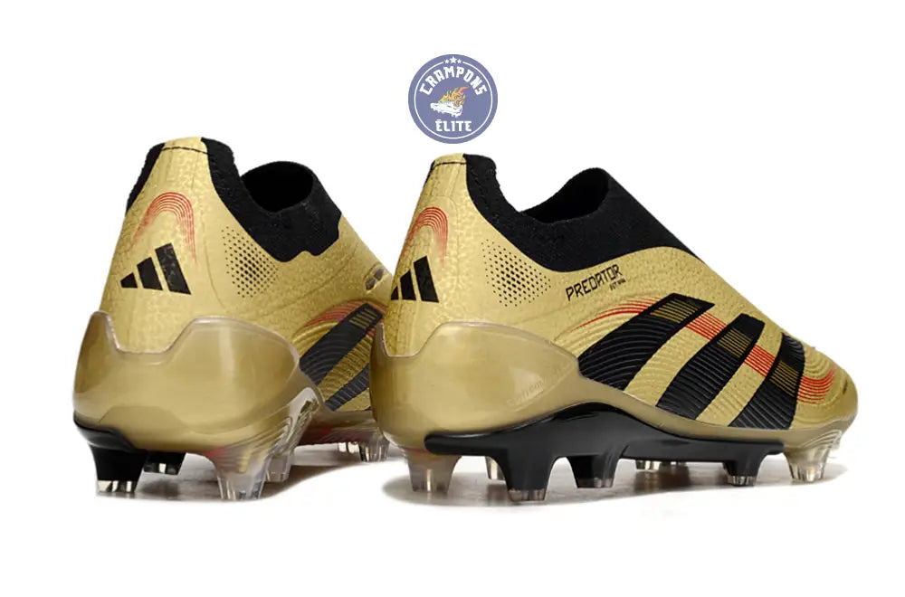 Image of Predator Elite Laceless FG - Or/Noir/Rouge