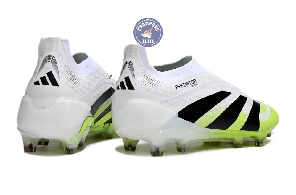 Image of Predator Elite Laceless FG Radiant Blaze - Blanc/Noir/Vert
