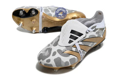 Image of Predator Elite SG - Blanc/Doré/Gris/Noir