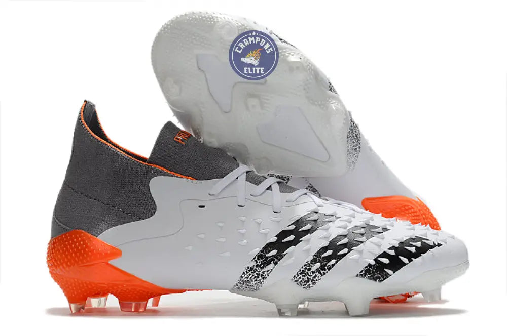 Image of Predator Freak.1 FG - Blanc/Gris/Orange