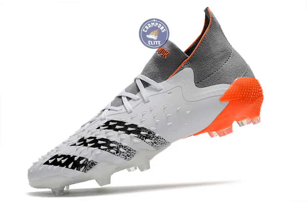 Predator Freak.1 FG - Blanc/Gris/Orange