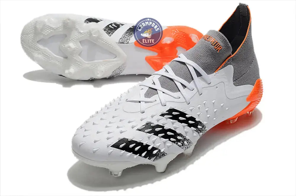 Image of Predator Freak.1 FG - Blanc/Gris/Orange