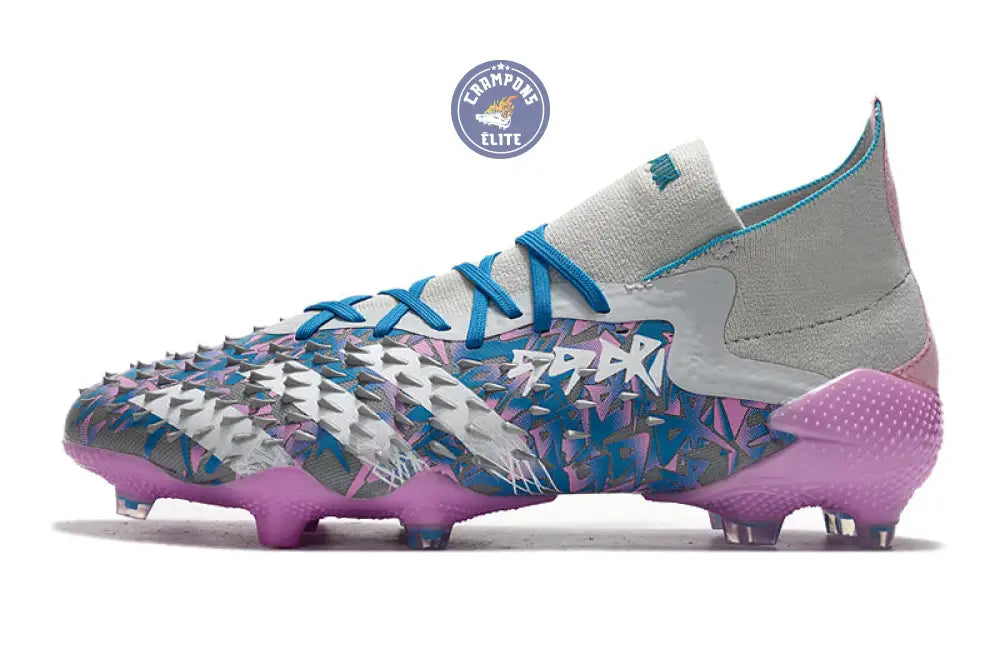 Predator Freak.1 FG - Bleu/Rose/Gris