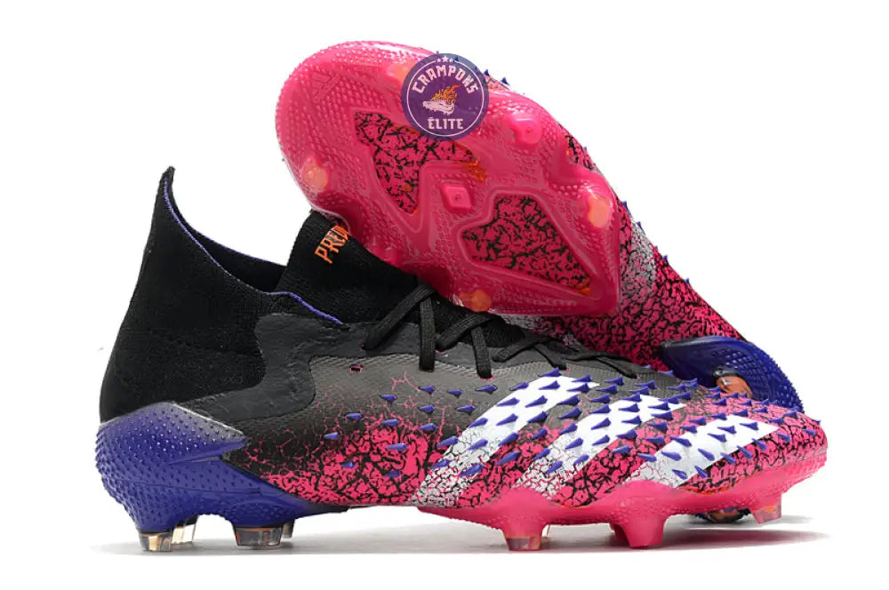 Predator Freak.1 FG - Noir/Rose/Violet