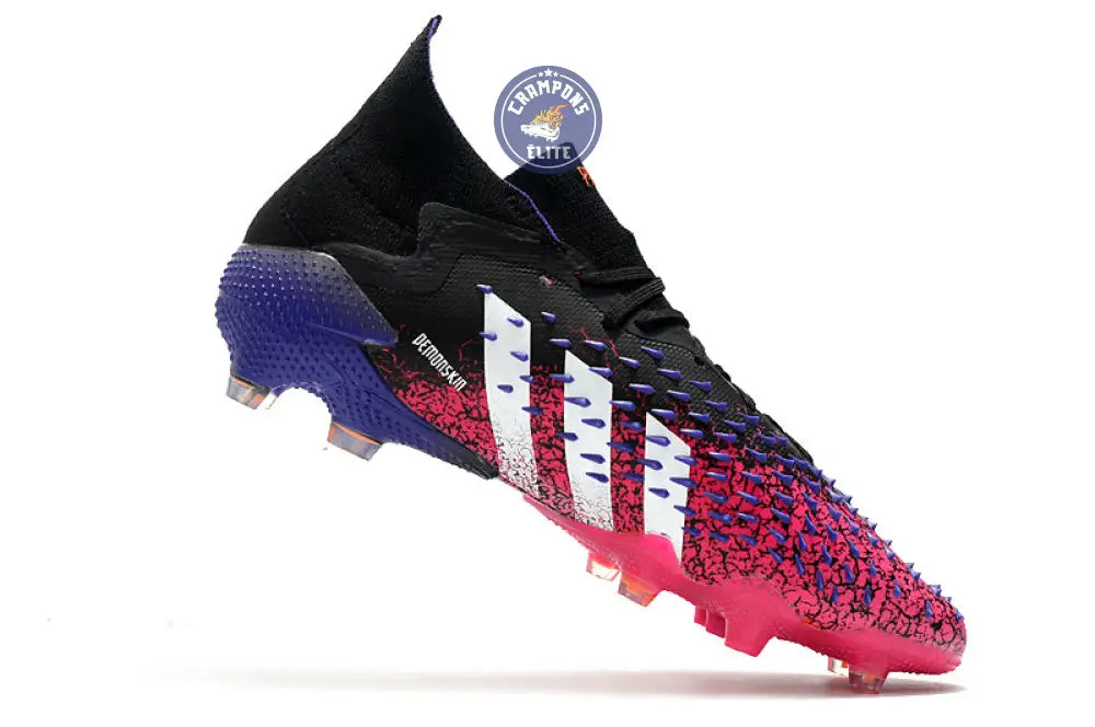 Predator Freak.1 FG - Noir/Rose/Violet