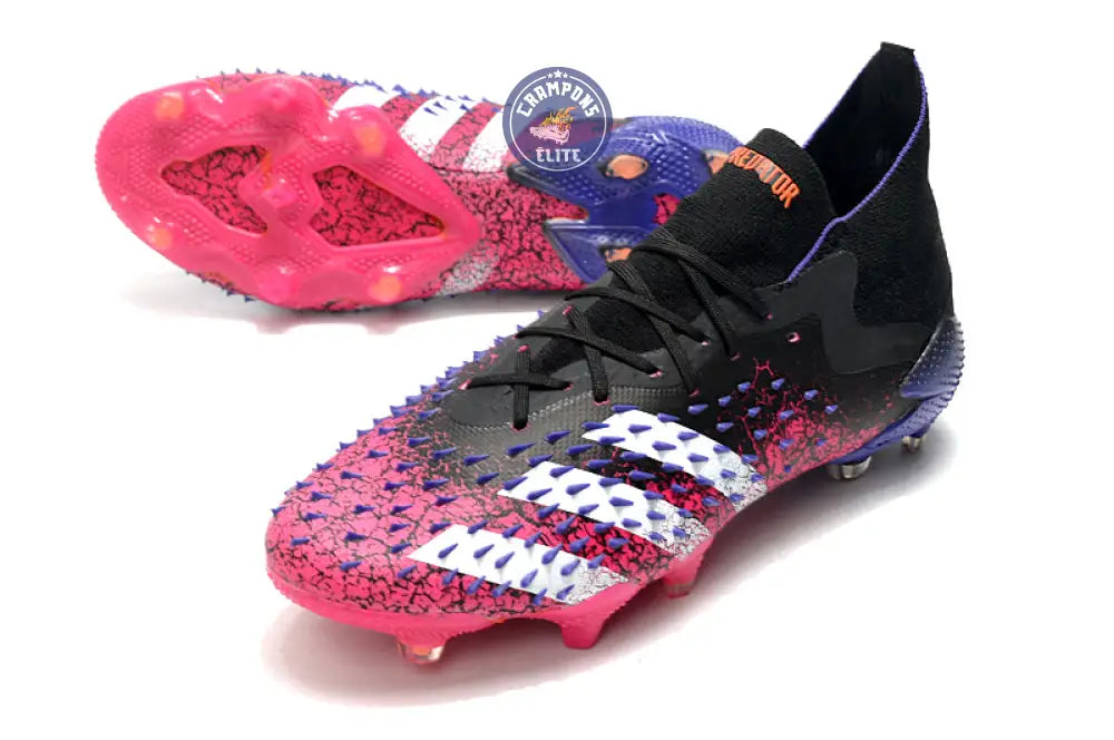 Predator Freak.1 FG - Noir/Rose/Violet
