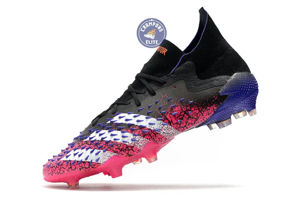 Predator Freak.1 FG - Noir/Rose/Violet
