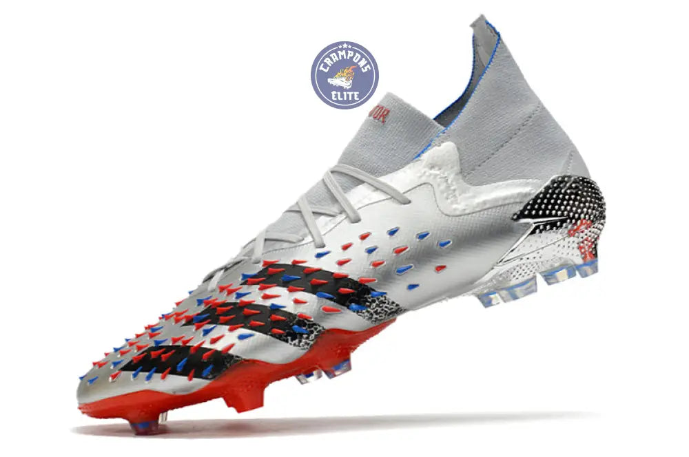 Predator Freak.1 FG Showpiece - Argenté/Noir/Rouge