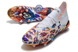Image of Predator Freak.1 Vegan FG Paul Pogba X Stella McCartney - Blanc/Noir/Orange ÉDITION LIMITÉE