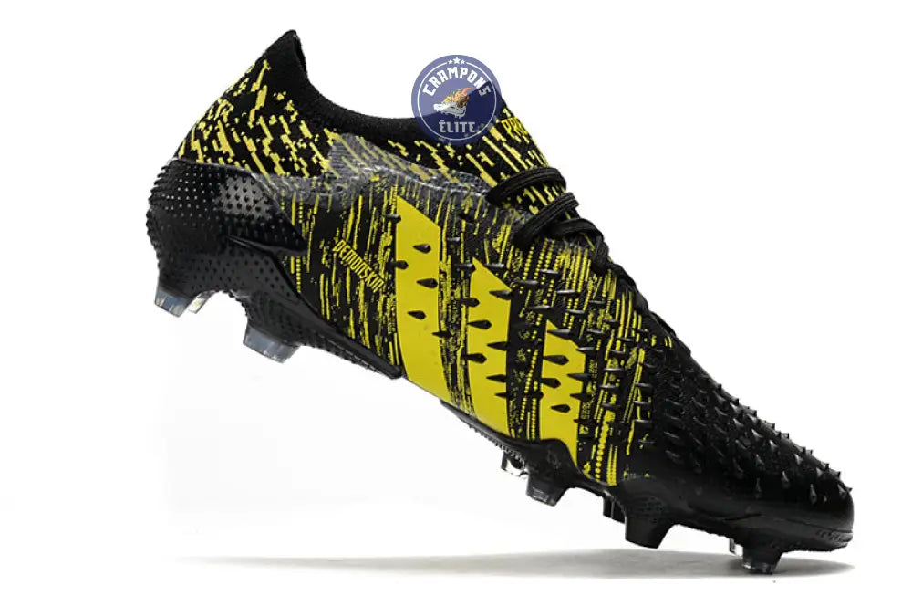 Image of Predator Freak Basse Lacets FG - Noir/Jaune