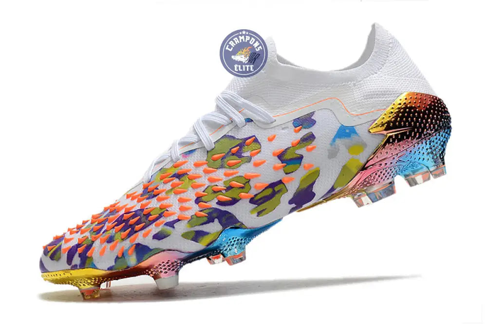 Predator Freak Basse Lacets FG Paul Pogba X Stella McCartney - Blanc/Noir/Orange ÉDITION LIMITÉE