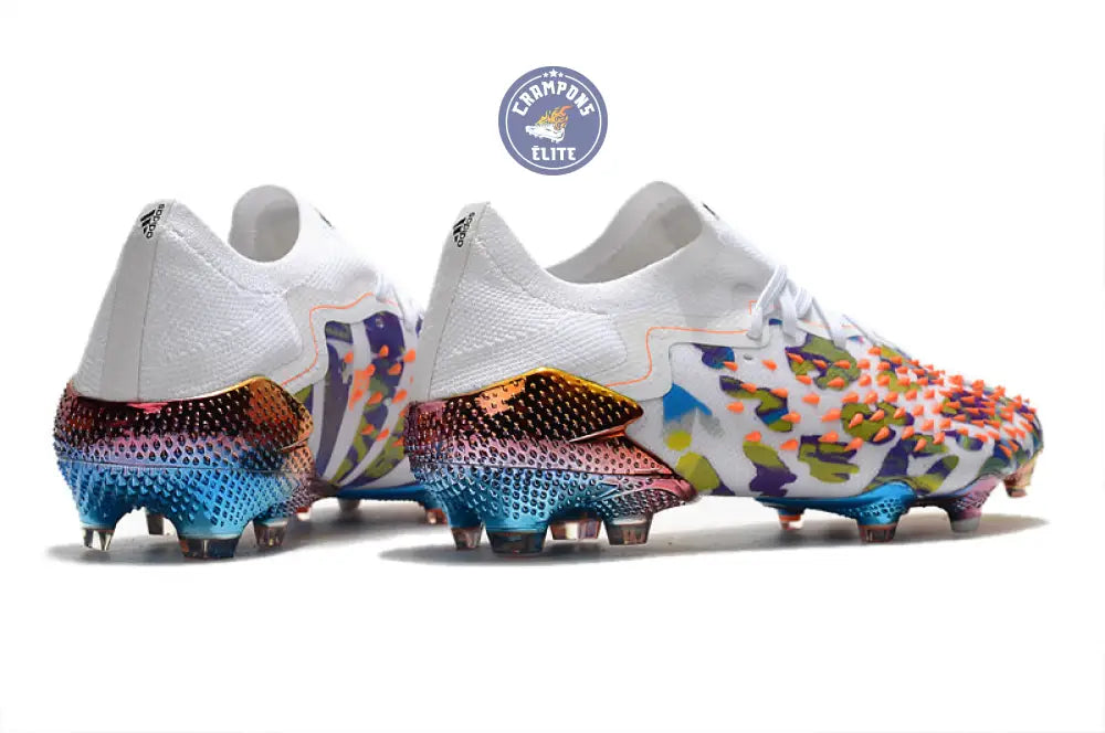 Predator Freak Basse Lacets FG Paul Pogba X Stella McCartney - Blanc/Noir/Orange ÉDITION LIMITÉE