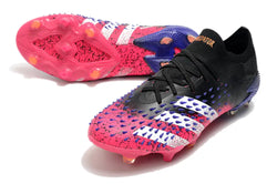 Image of Predator Freak Basse Lacets FG Superspectral - Noir/Blanc/Rose
