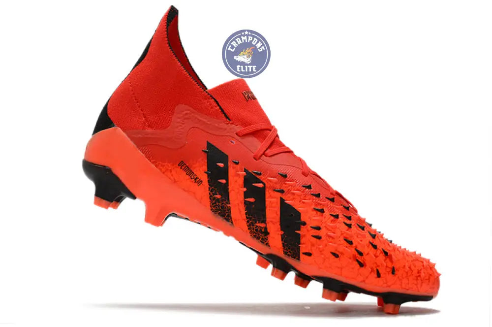 Image of Predator Freak Lacets FG Meteorite - Rouge/Noir/Rouge