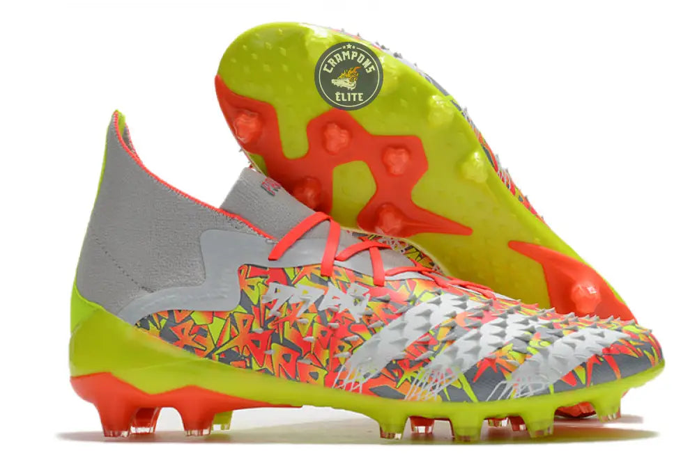 Predator Freak Lacts FG Numbers Up - Gris/Blanc/Jaune