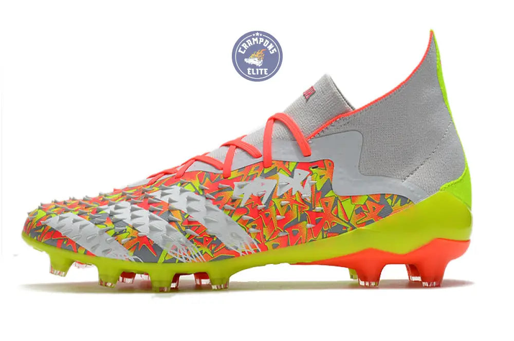 Predator Freak Lacts FG Numbers Up - Gris/Blanc/Jaune