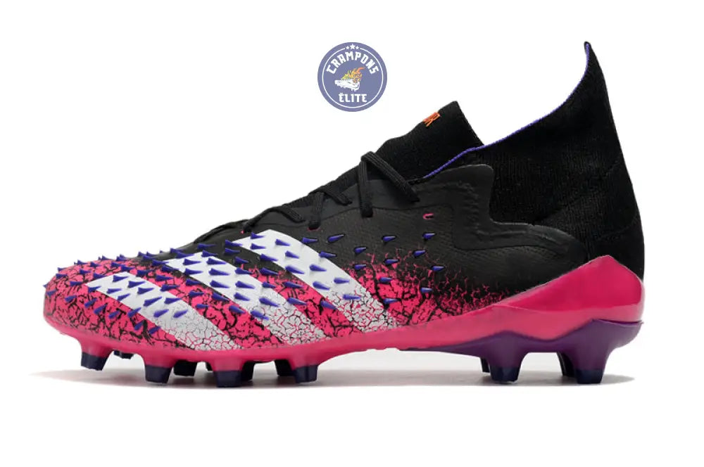 Image of Predator Freak Lacets FG Superspectral - Noir/Blanc/Rose