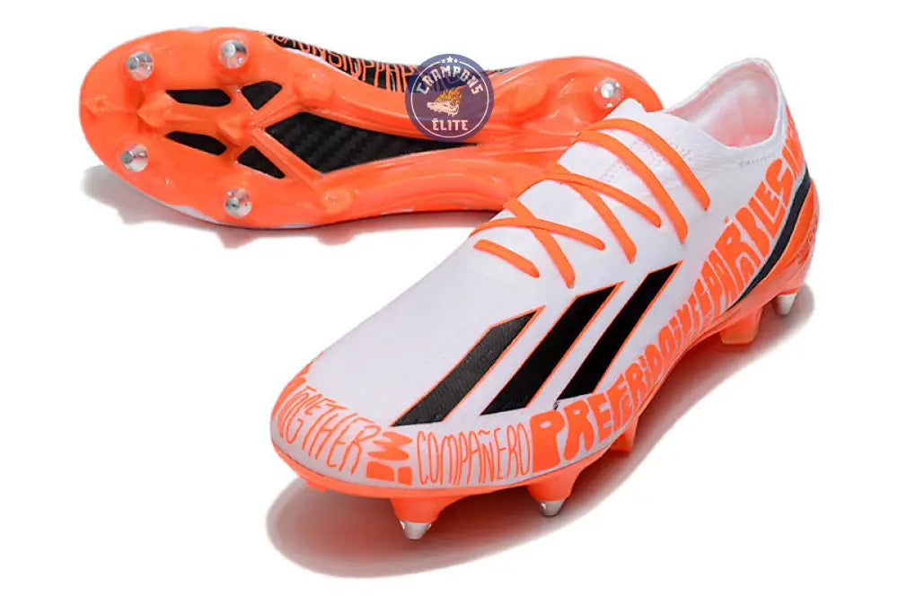 Speedportal Messi.1 SG Balon te Adoro - Blanc/Noir/Rouge