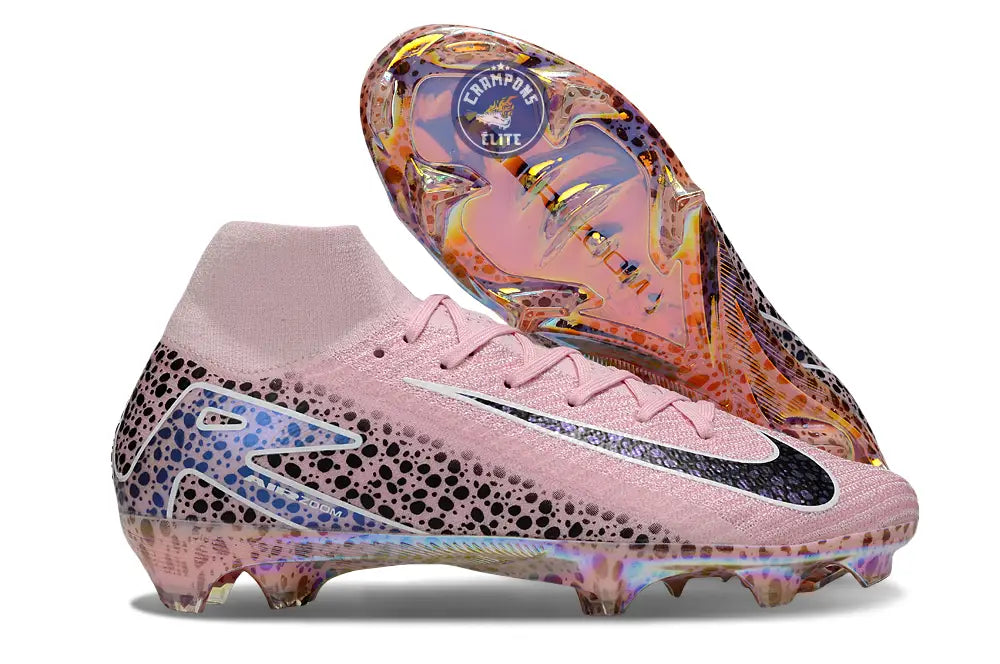 Image of Superfly 10 Nike By You FG - Rose Motif Noir