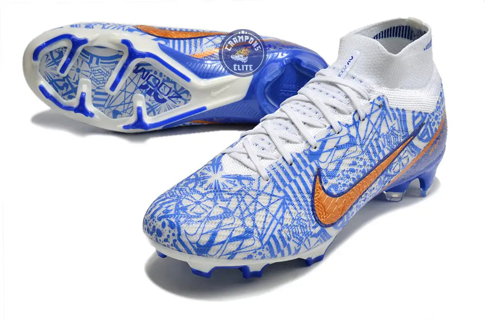 Superfly 9 Elite CR7 FG ’Azulejo’ Bleu/Doré