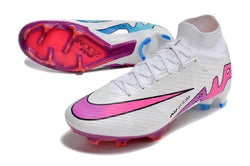 Image of Superfly 9 Elite FG Blanc/Rose/Bleu