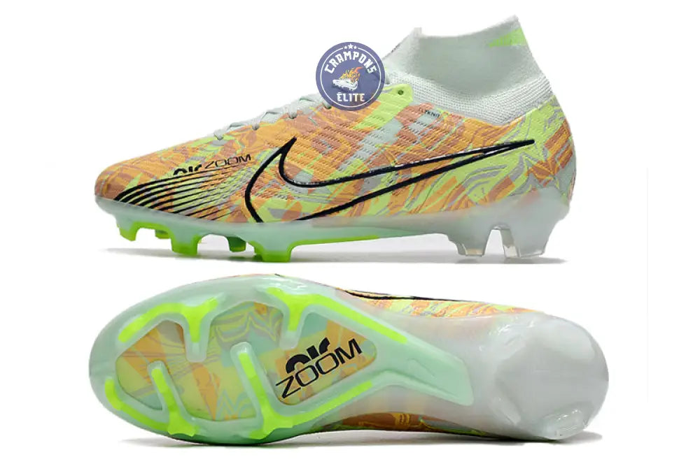 Superfly 9 Elite FG Bonded - Vert/Bleu/Orange