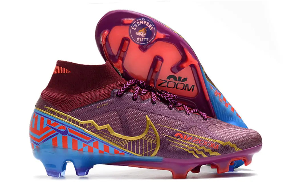 Superfly 9 Elite FG Mbappé Personal Edition - Bordeaux/Doré