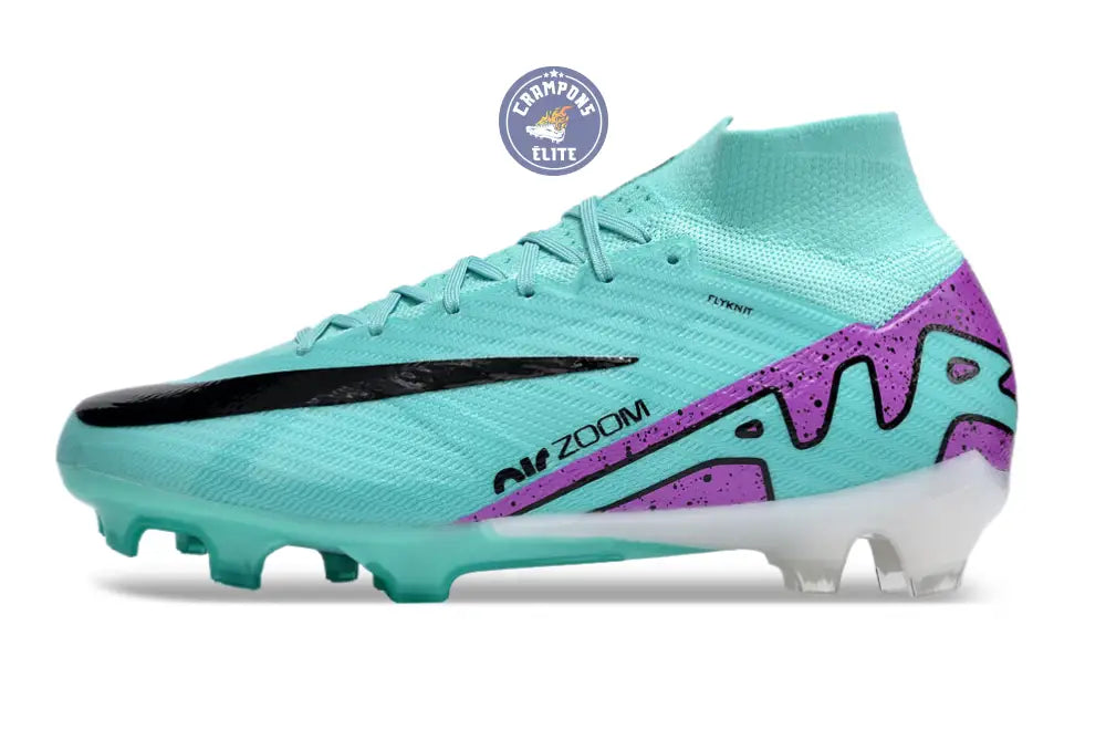 Superfly 9 Elite FG Peak Ready Bleu Turquoise Vert Violet
