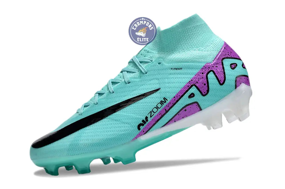Superfly 9 Elite FG Peak Ready Bleu Turquoise Vert Violet