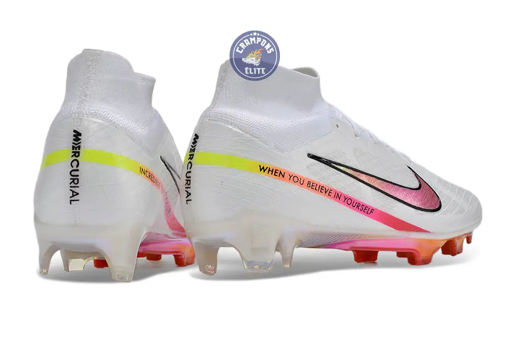 Image of Superfly 9 Elite FG x Marcus Rashford Blanc/Rose