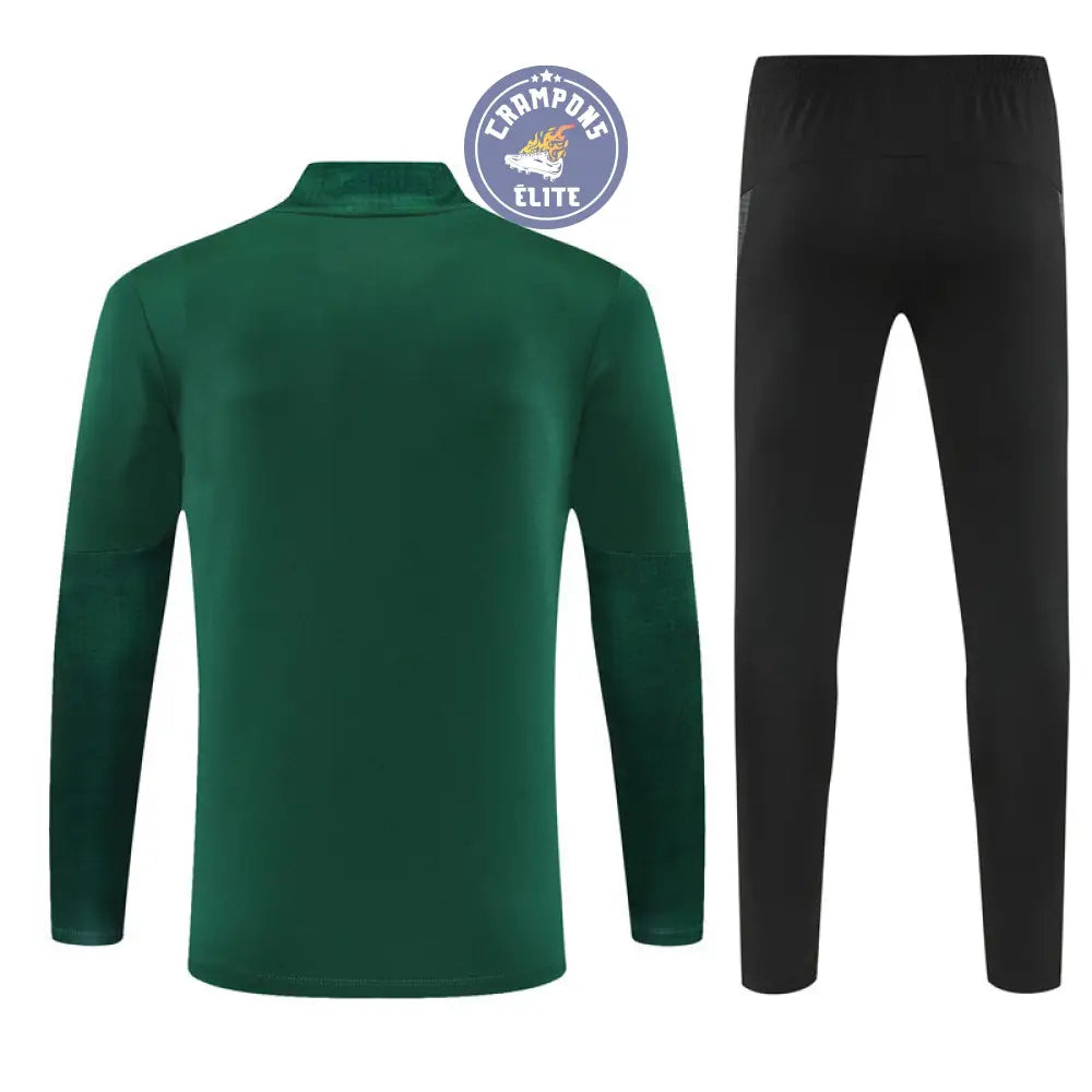 Image of Survêtement d’entraînement demi-zip - AC Milan 2025/2026 - Vert/Noir/Rouge