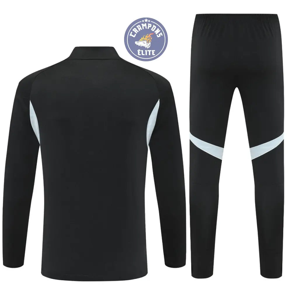Survêtement d’entraînement demi-zip - Argentine 2025/2026 - Noir/Gris Bleuté/Blanc