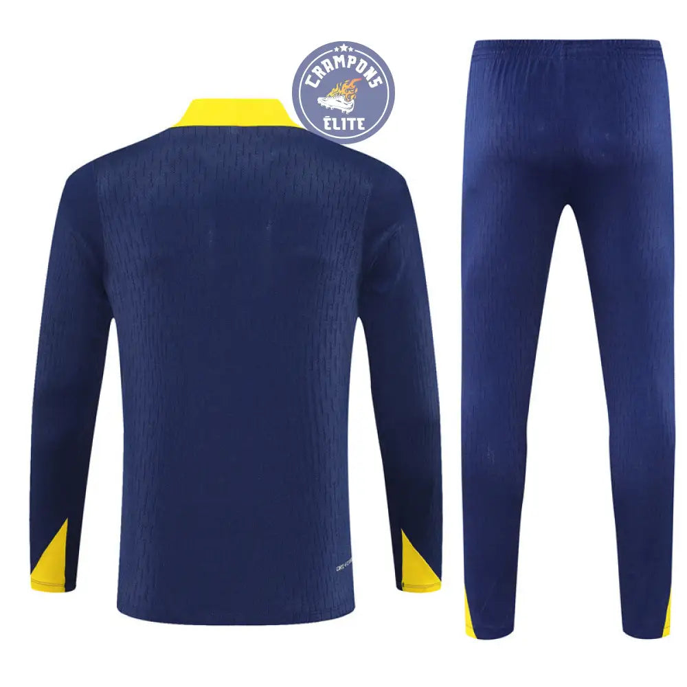 Image of Survêtement d’entraînement demi-zip - Atlético Madrid 2025/2026 - Bleu Marine/Jaune