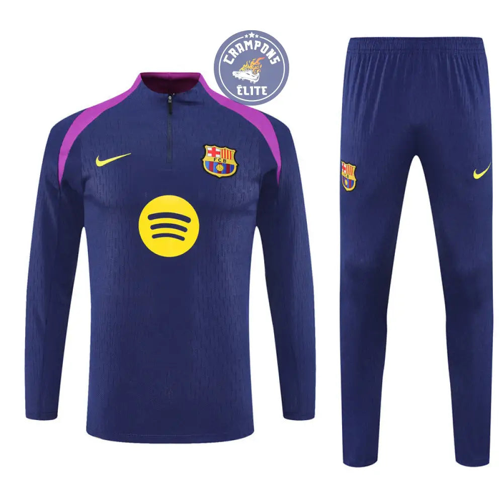 Survêtement d’entraînement demi-zip - Barcelone 2025/2026 - Bleu/Violet