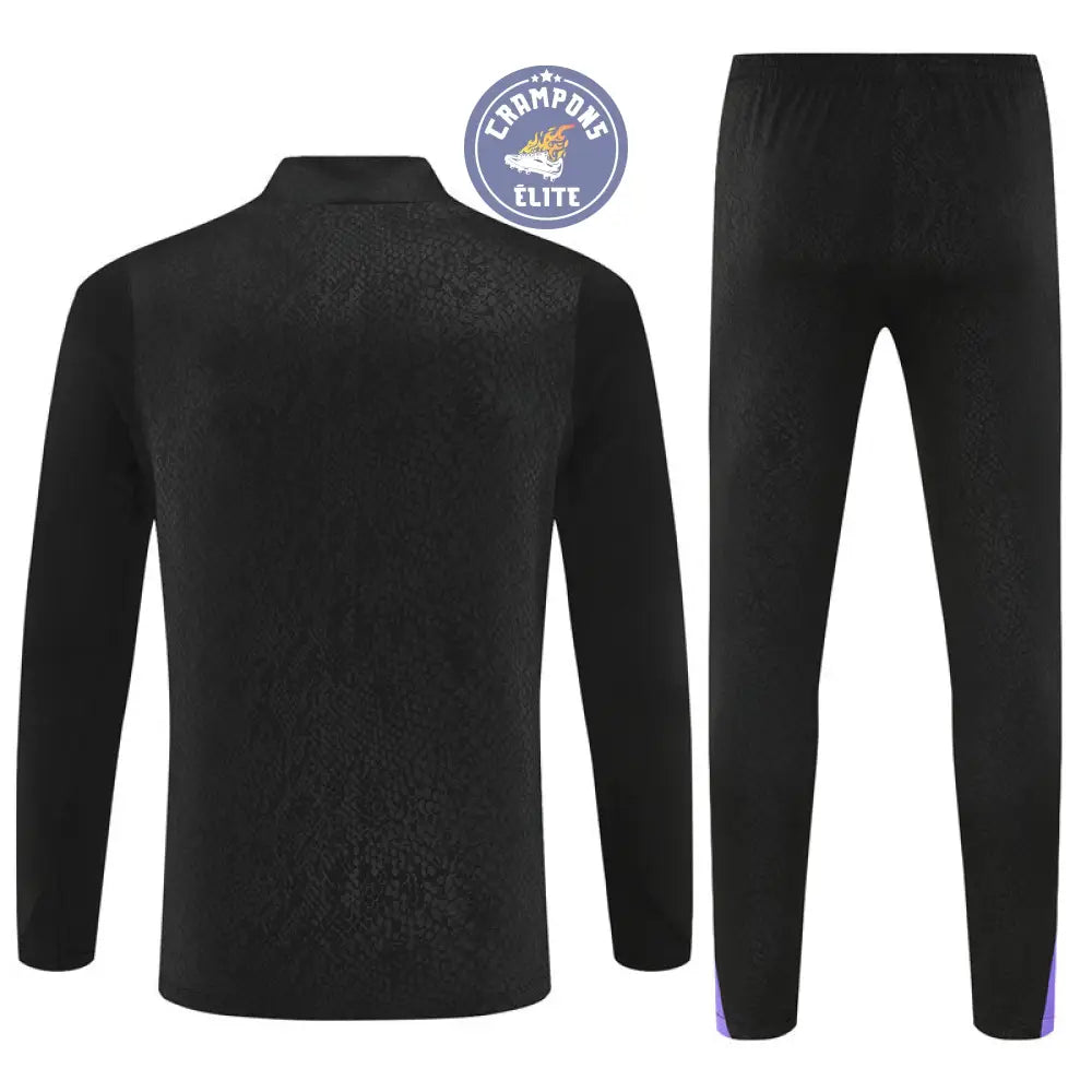 Survêtement d’entraînement demi-zip - Barcelone 2025/2026 - Noir/Violet