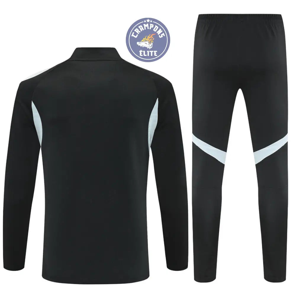 Image of Survêtement d’entraînement demi-zip - Inter Miami 2025/2026 - Noir/Gris Bleuté/Blanc