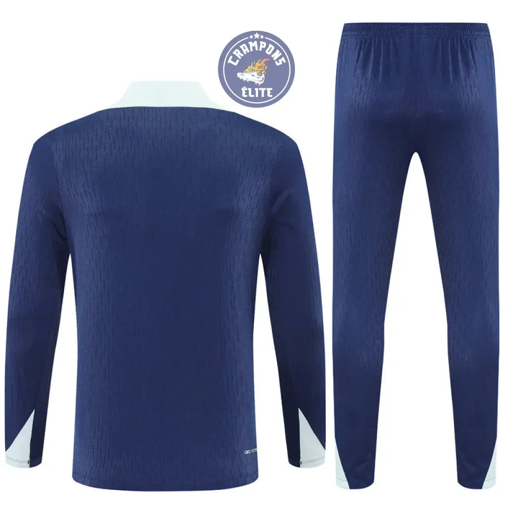 Survêtement d’entraînement demi-zip - Inter Milan 2025/2026 - Bleu Marine/Gris Bleuté